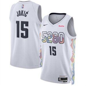 Mens Youths Kids Nikola Jokic White Stitched Jersey